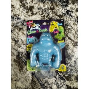 Orb Funkee Monkee Glow in the Dark Blue Stretch Gorilla Fidget Toy New